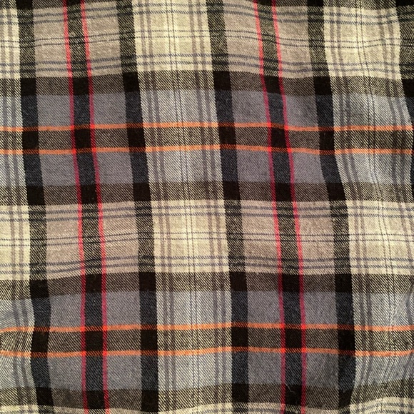 🤖 Blue and Orange Flannel - Picture 4 of 5